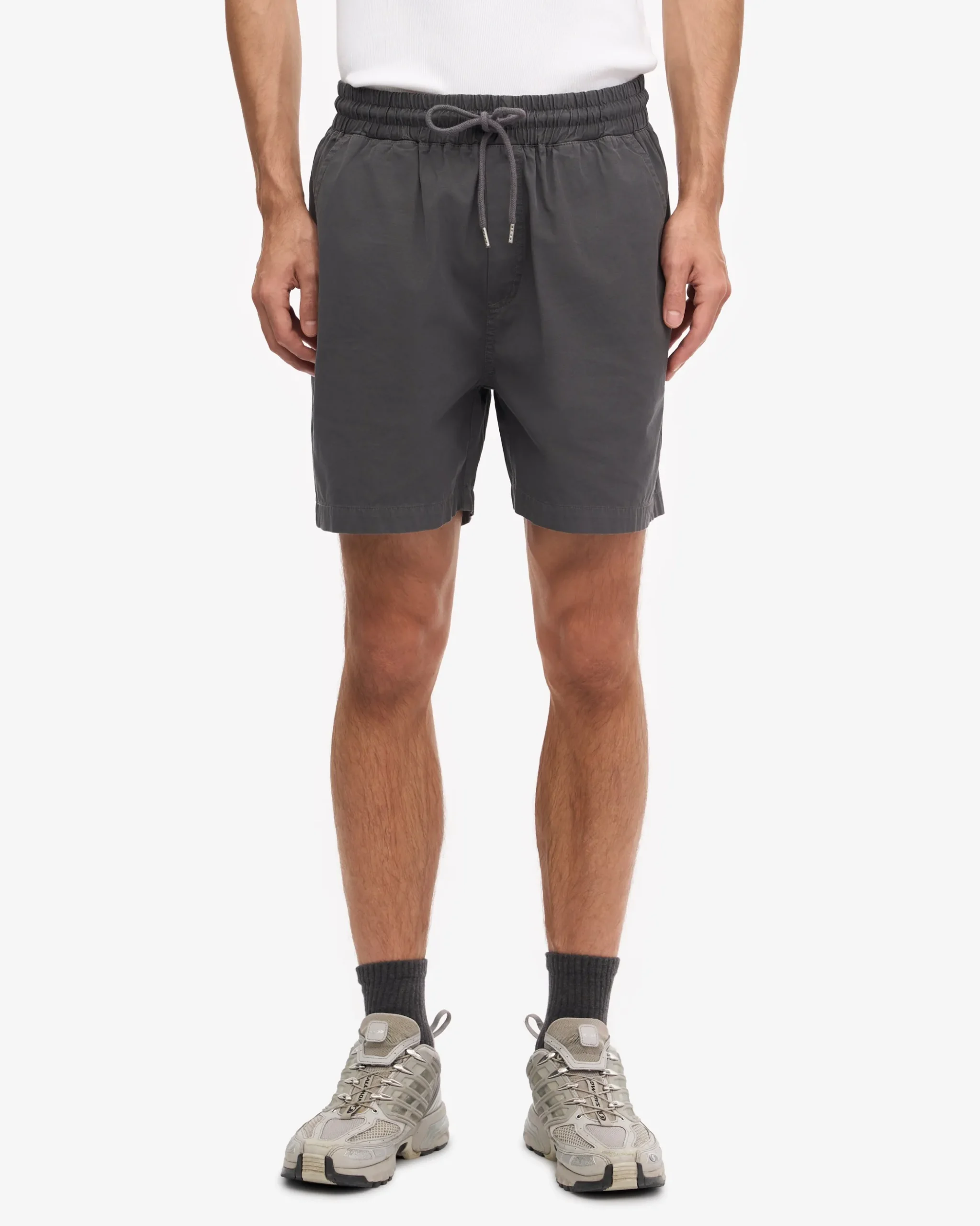 Organic Twill Shorts - Lava Grey & Dusty Olive (2-Pack)