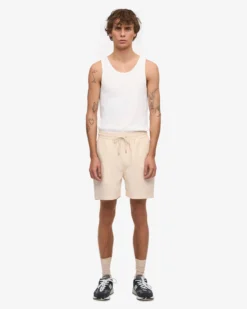 Organic Twill Shorts - Navy Blue & Ivory White (2-Pack)