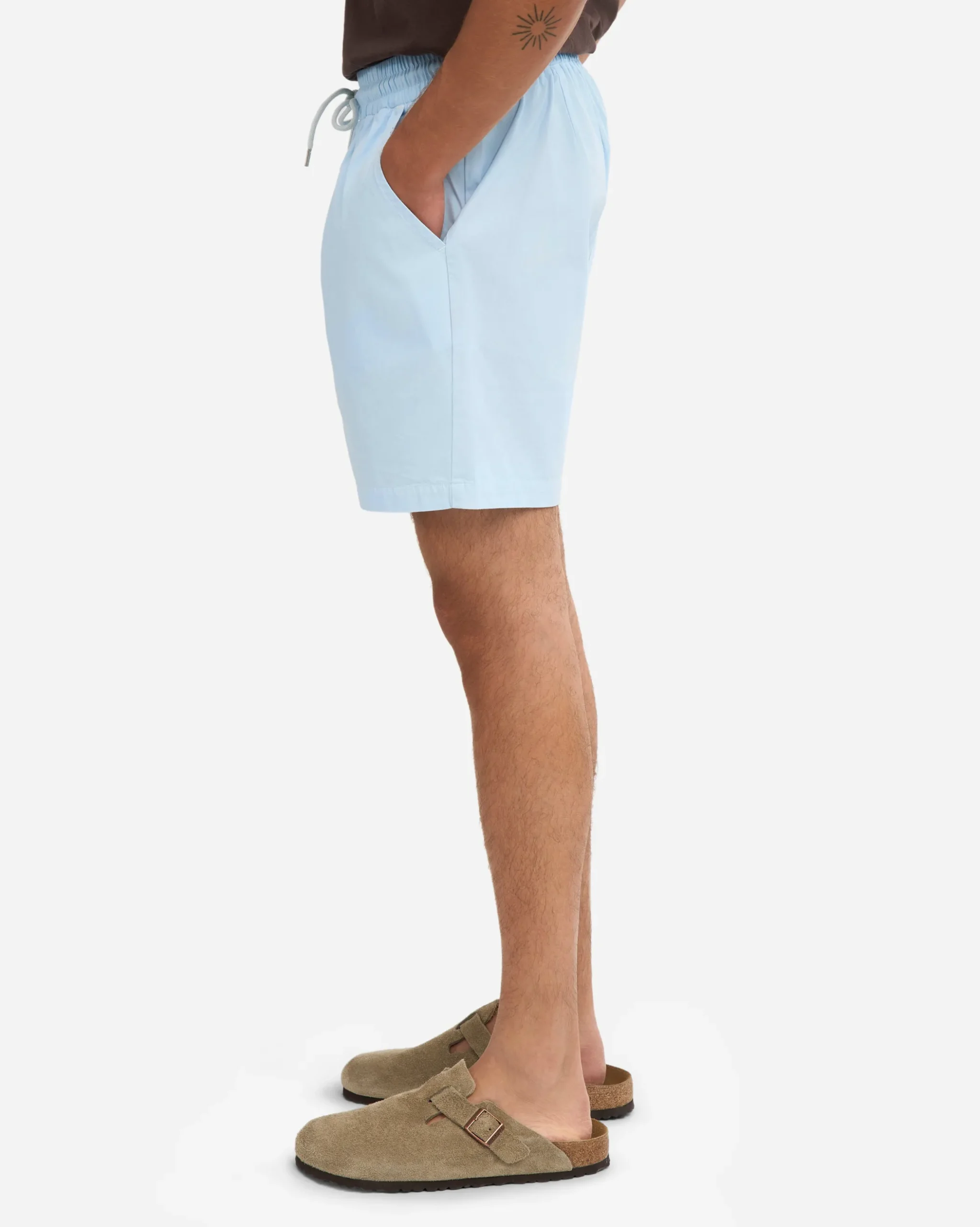 Organic Twill Shorts - Polar Blue