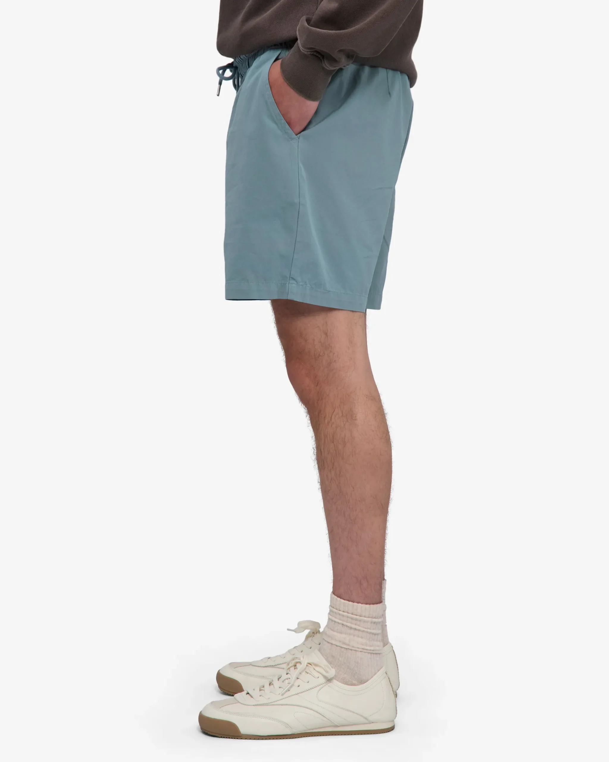 Organic Twill Shorts - Steel Blue
