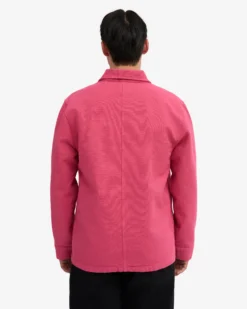 Organic Workwear Jacket - Bubblegum Pink