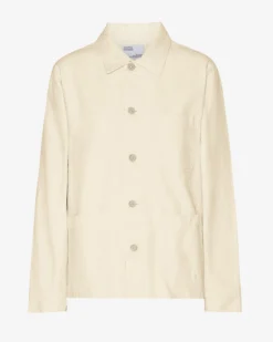 Organic Workwear Jacket - Ivory White