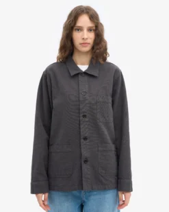 Organic Workwear Jacket - Lava Grey