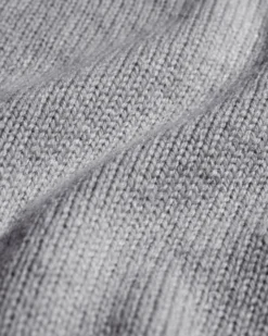 Oversized Merino Wool Crew - Heather Grey