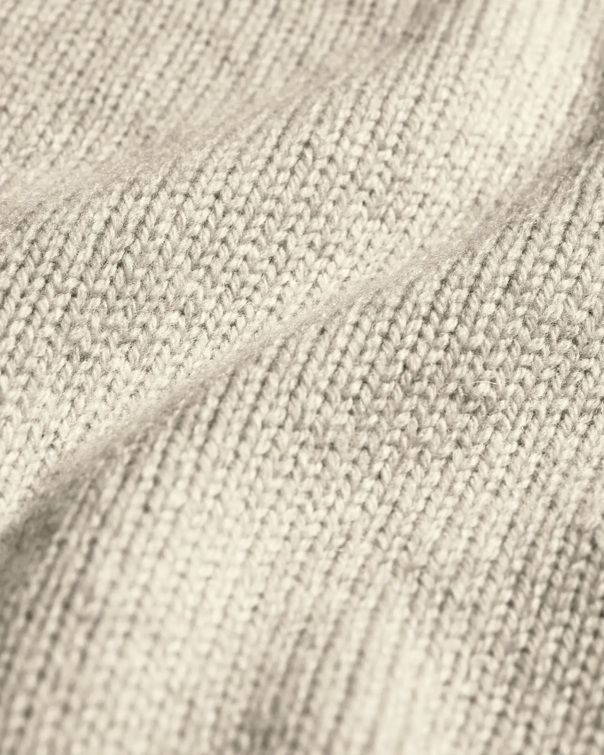 Oversized Merino Wool Crew - Ivory White