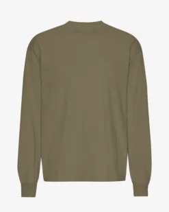 Oversized Organic LS T-Shirt - Dusty Olive