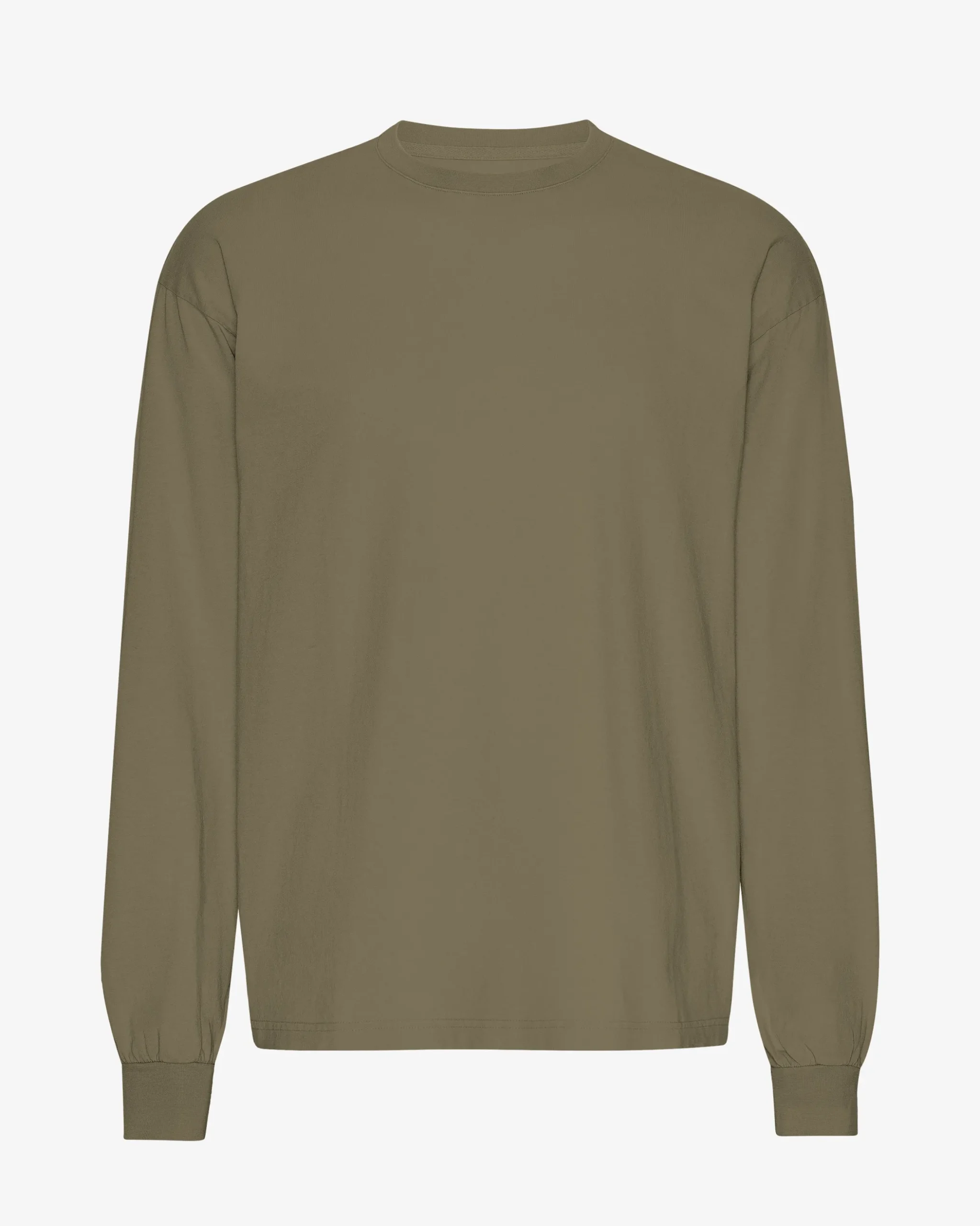 Oversized Organic LS T-Shirt - Dusty Olive