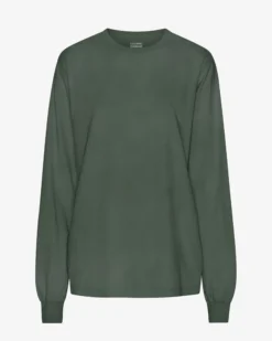 Oversized Organic LS T-Shirt - Midnight Forest