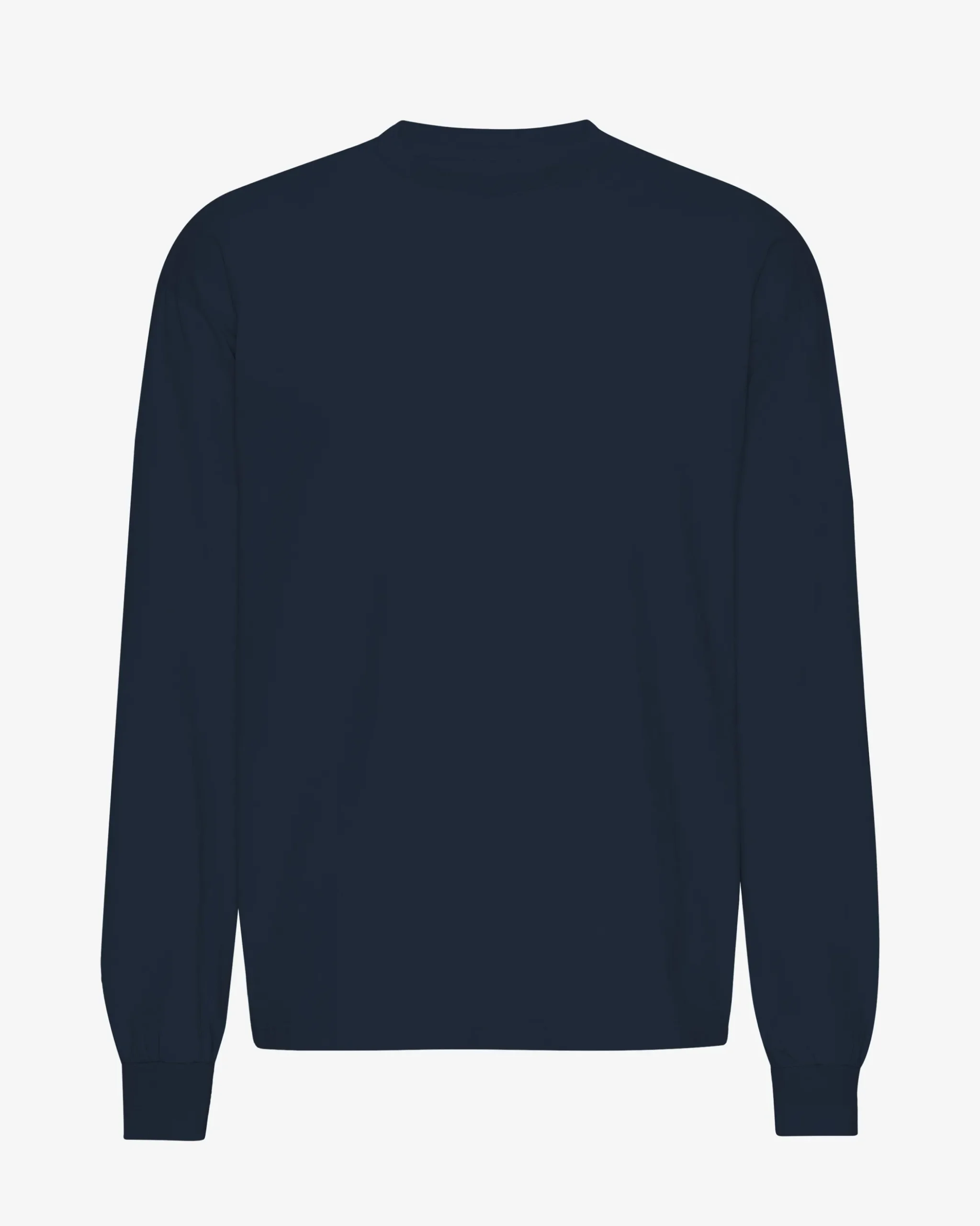 Oversized Organic LS T-Shirt - Navy Blue
