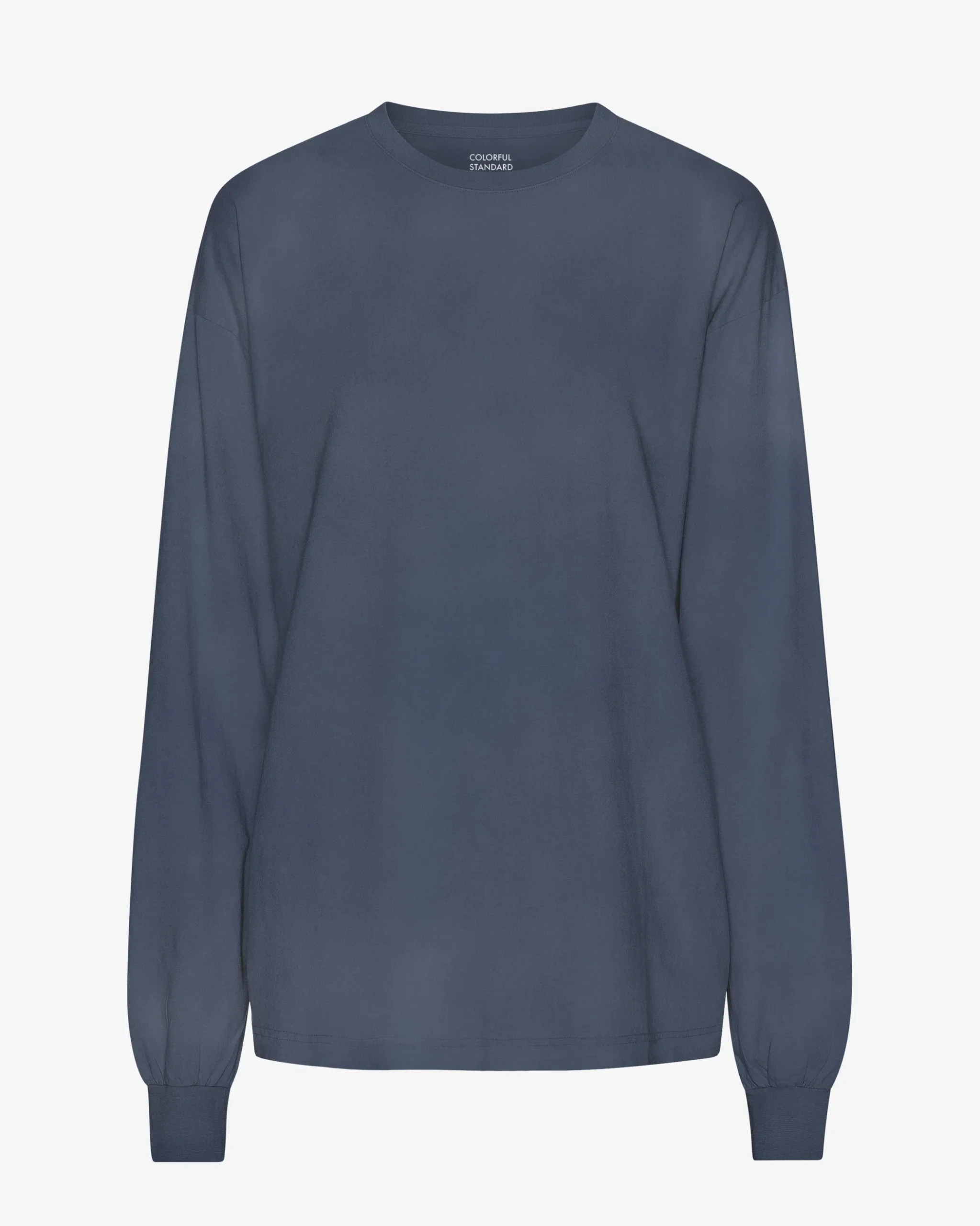 Oversized Organic LS T-Shirt - Neptune Blue