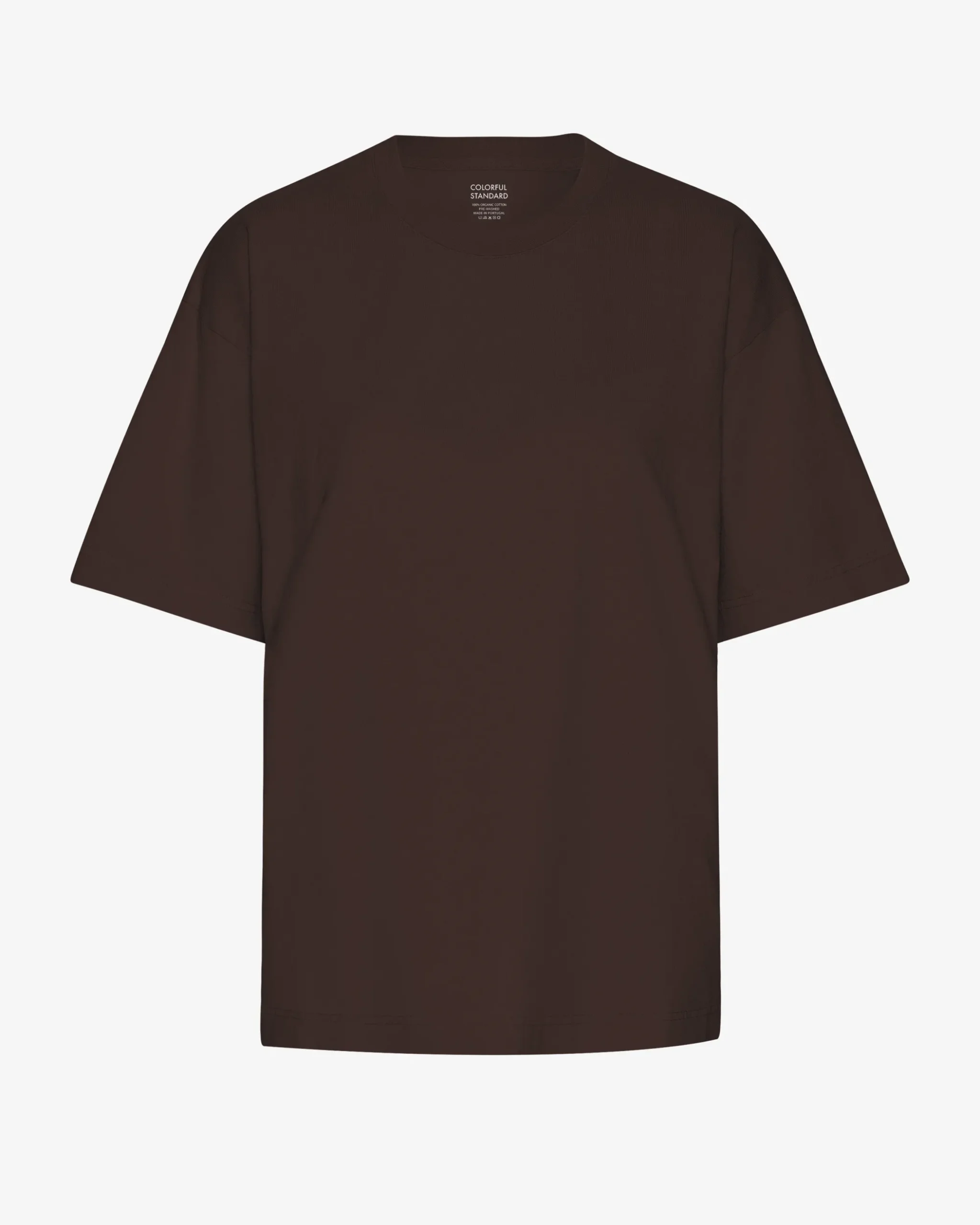 Oversized Organic T-Shirt - Coffee Brown