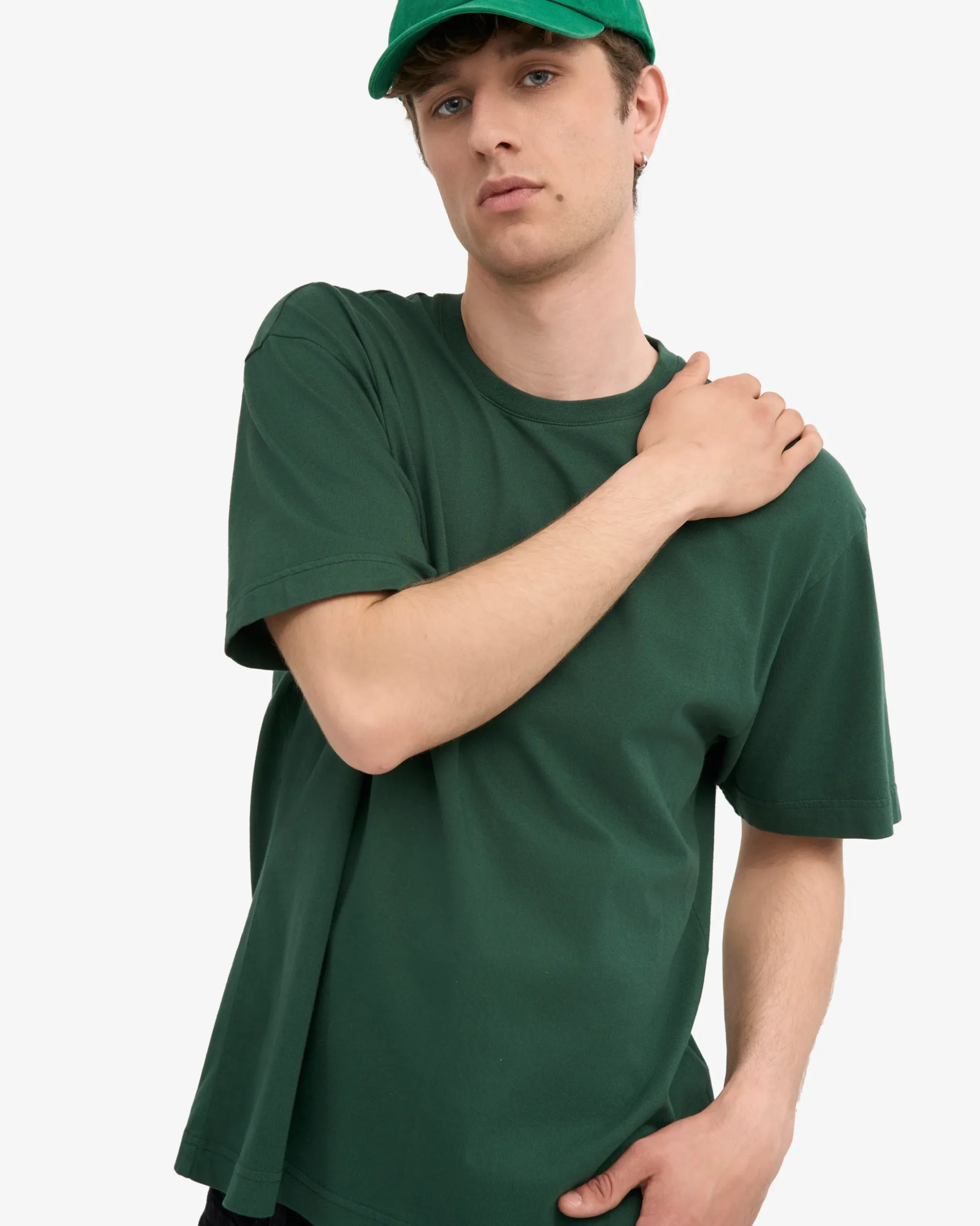 Oversized Organic T-Shirt - Emerald Green