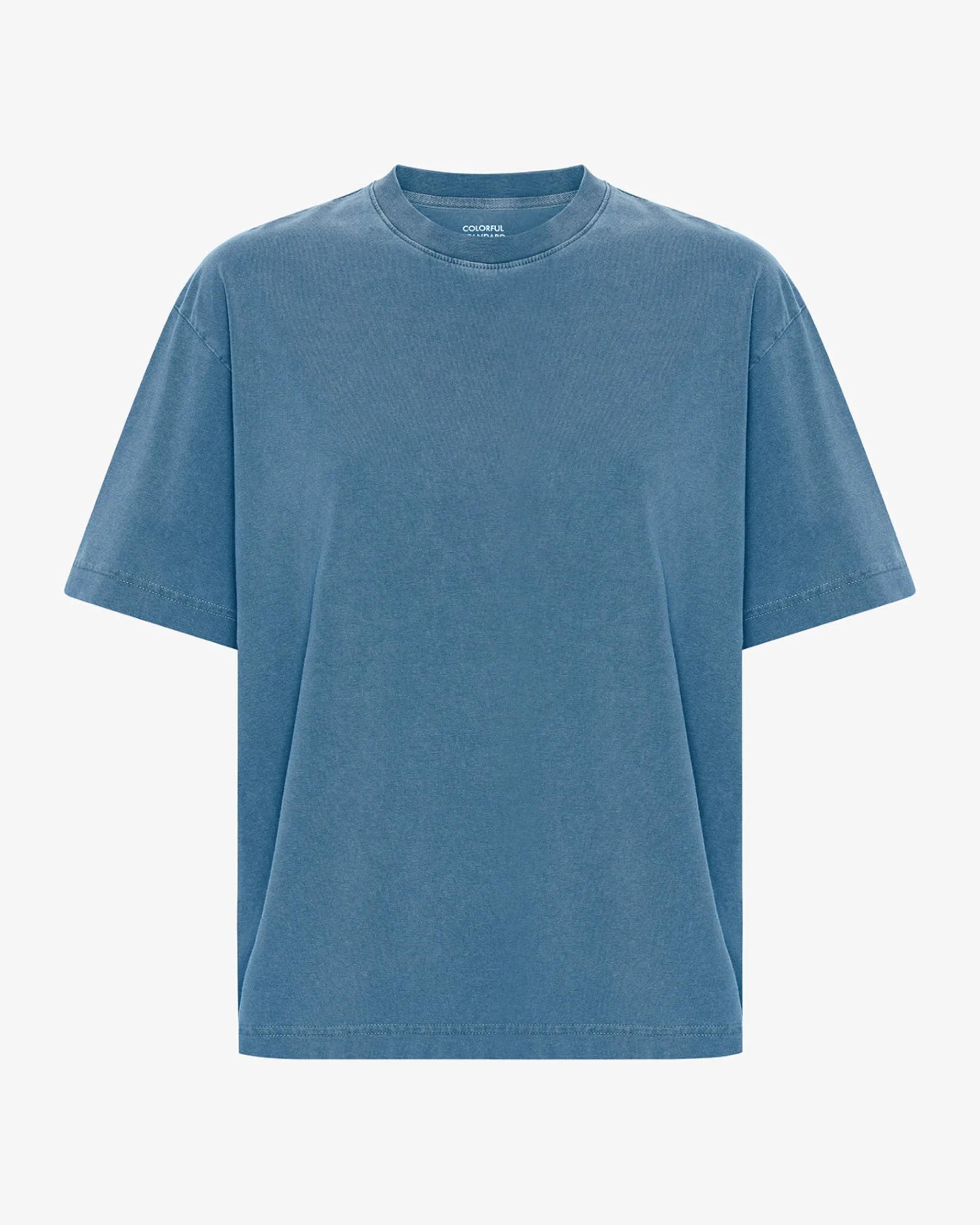 Oversized Organic T-Shirt - Faded Indigo