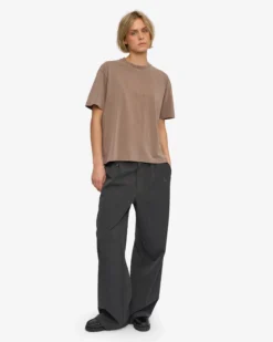 Oversized Organic T-Shirt - Faded Khaki