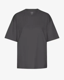 Oversized Organic T-Shirt - Lava Grey