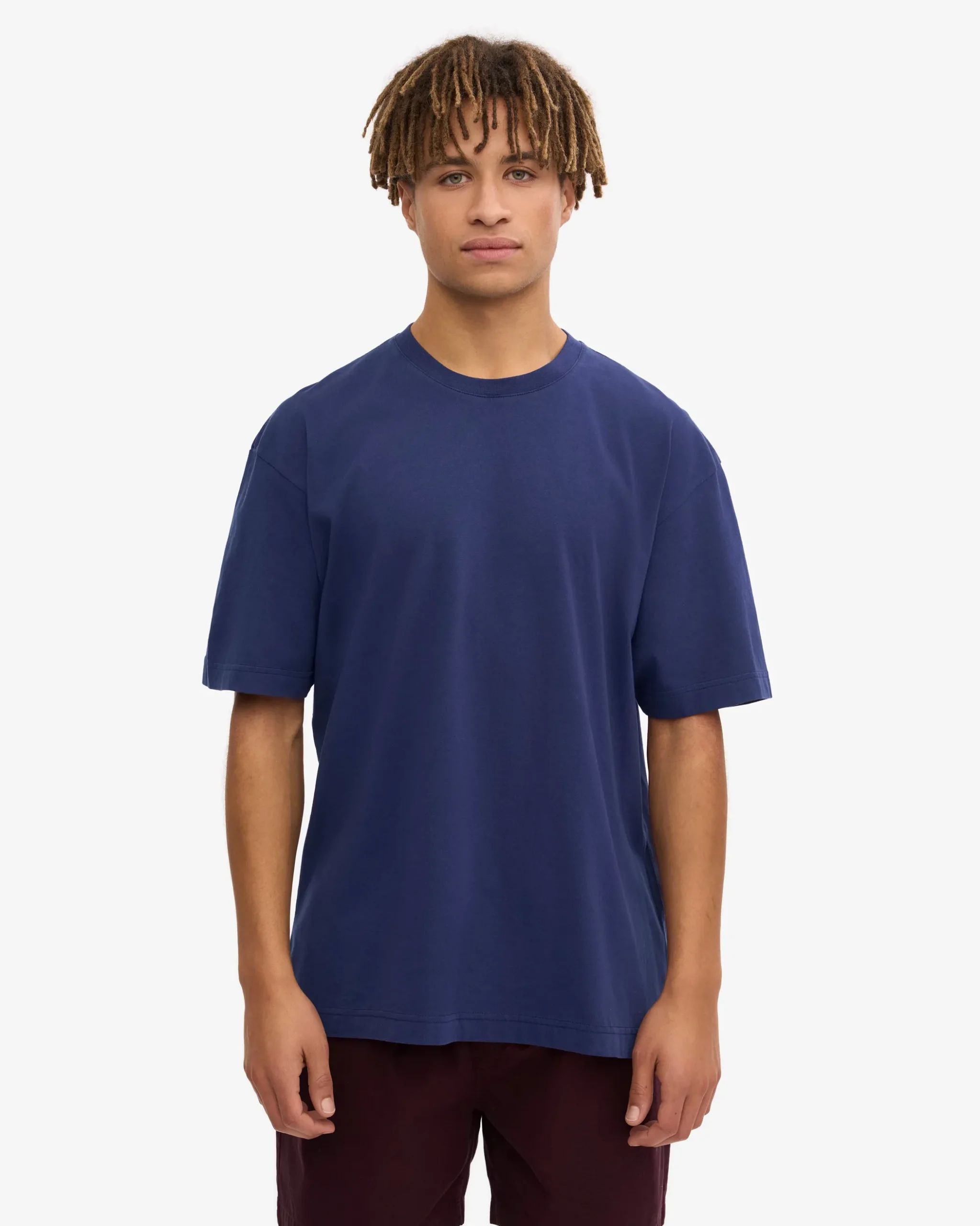 Oversized Organic T-Shirt - Marine Blue