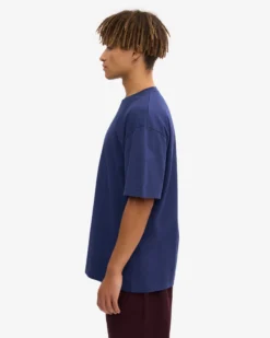 Oversized Organic T-Shirt - Marine Blue