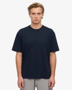 Oversized Organic T-Shirt - Navy Blue (3-Pack)