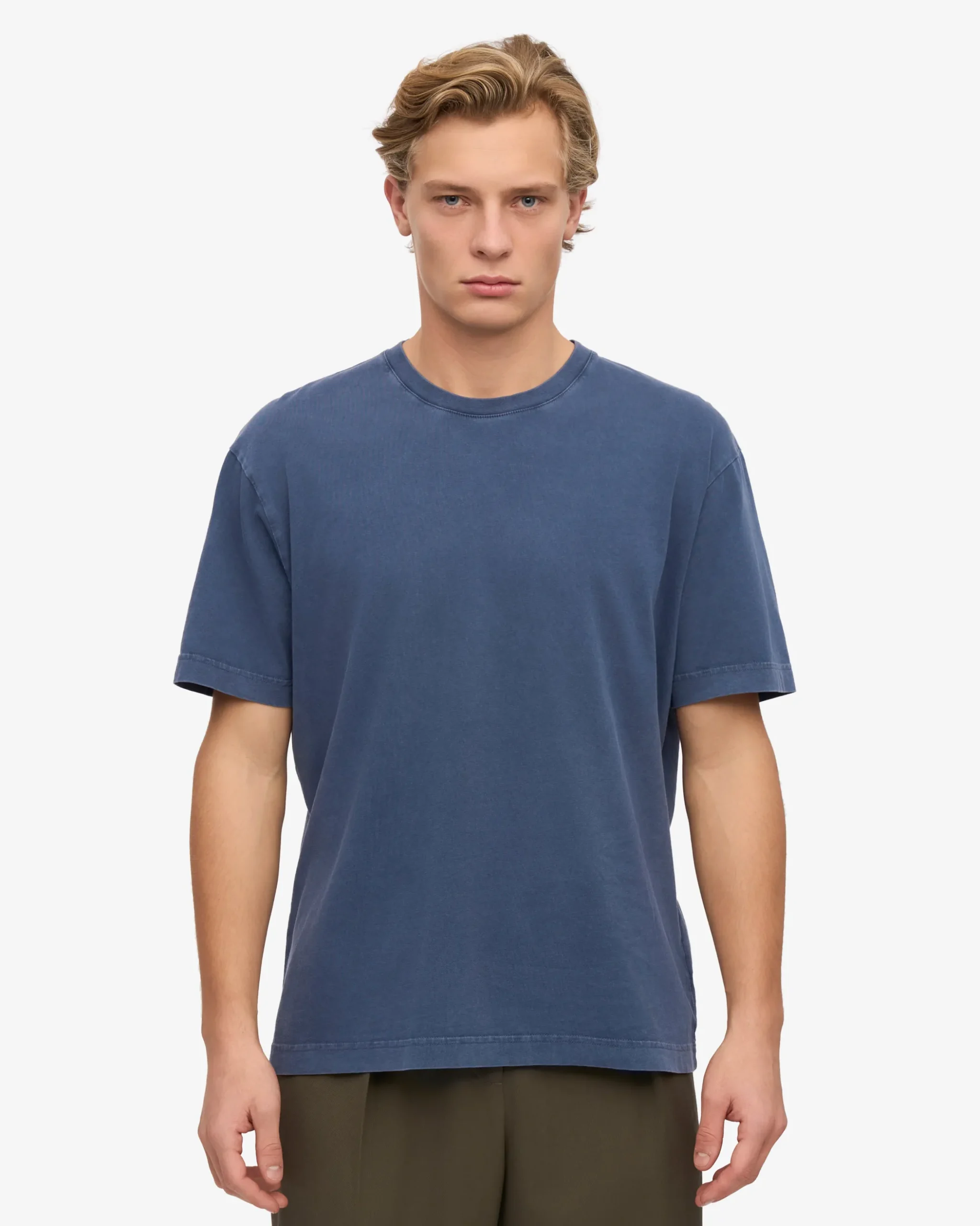 Oversized Organic T-Shirt - Neptune Blue