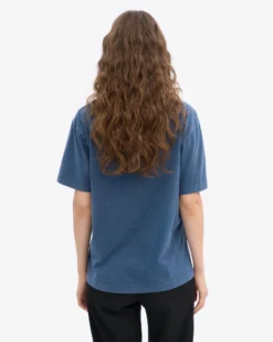 Oversized Organic T-Shirt - Neptune Blue