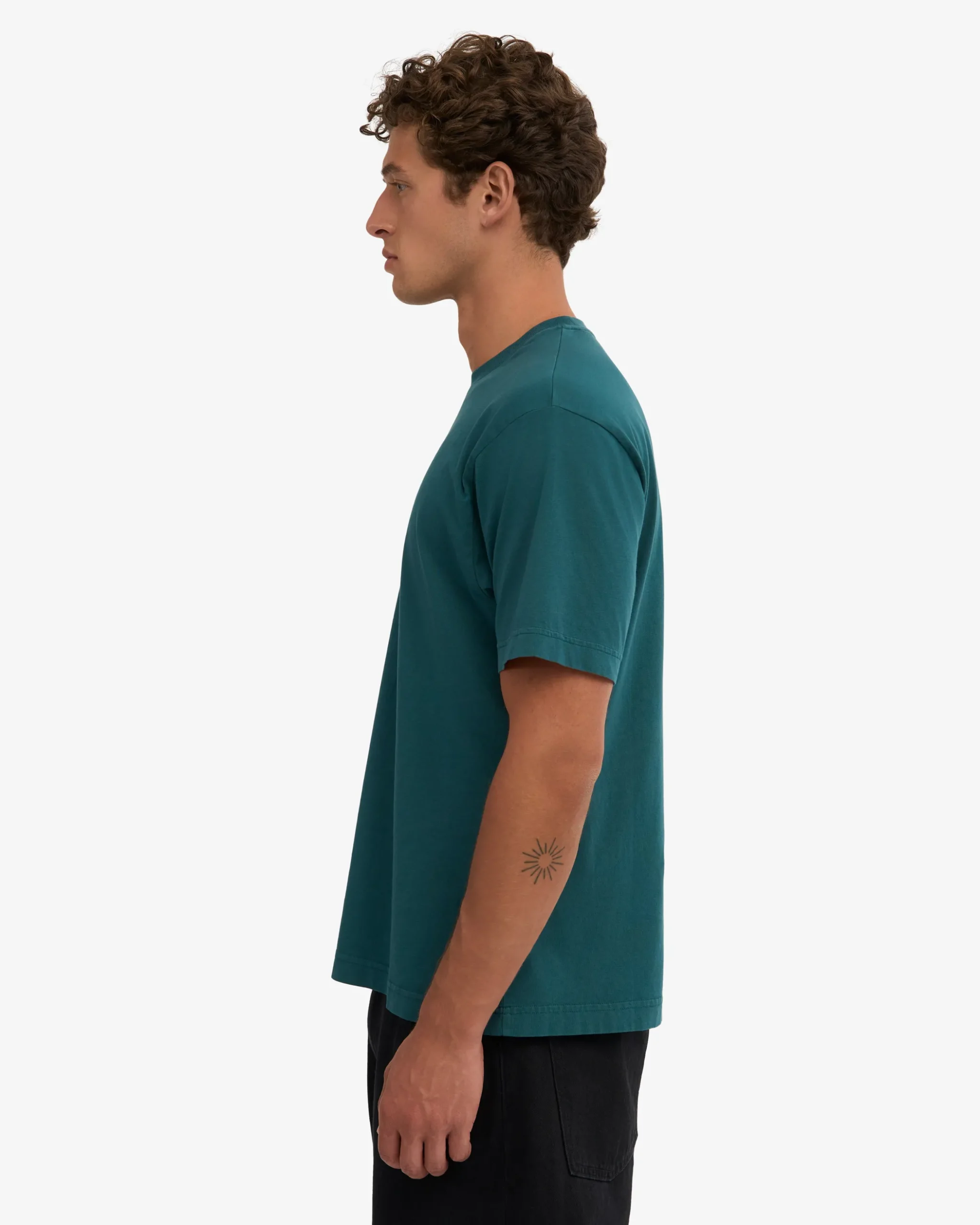 Oversized Organic T-Shirt - Ocean Green