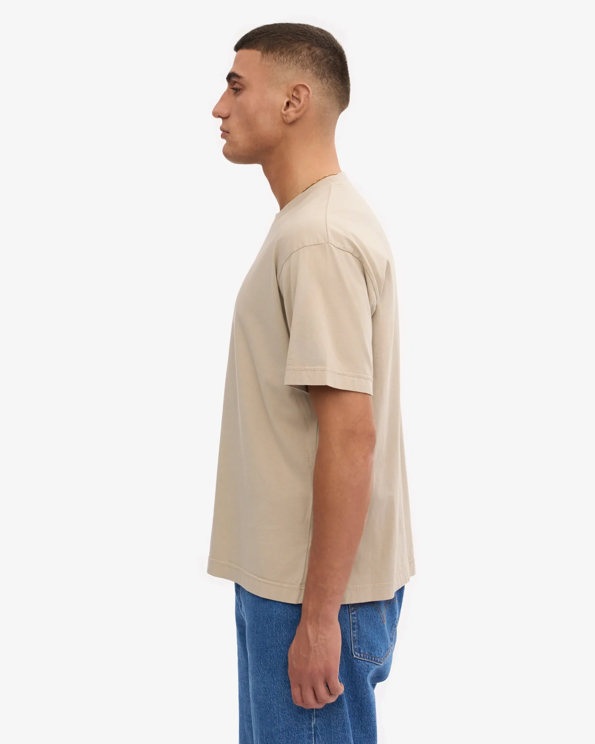 Oversized Organic T-Shirt - Oyster Grey