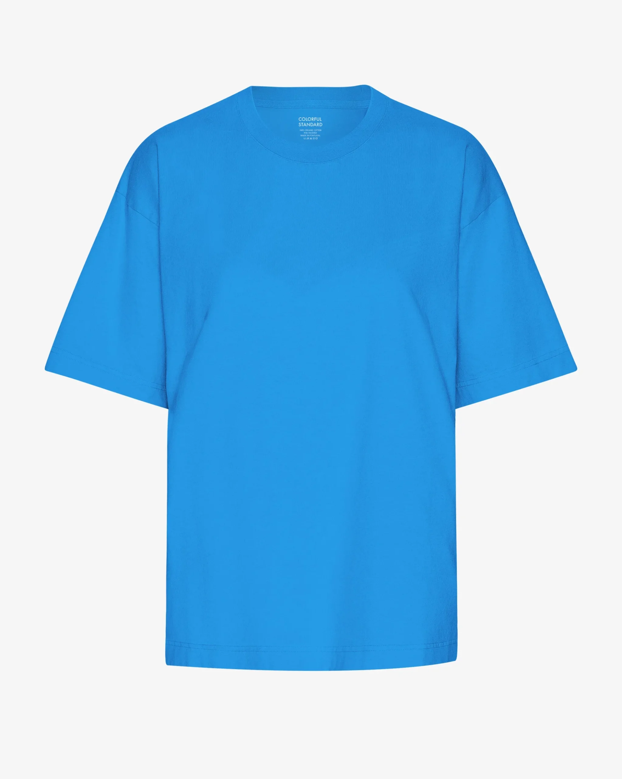 Oversized Organic T-Shirt - Pacific Blue