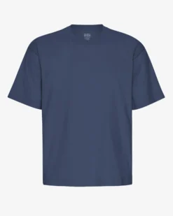 Oversized Organic T-Shirt - Petrol Blue