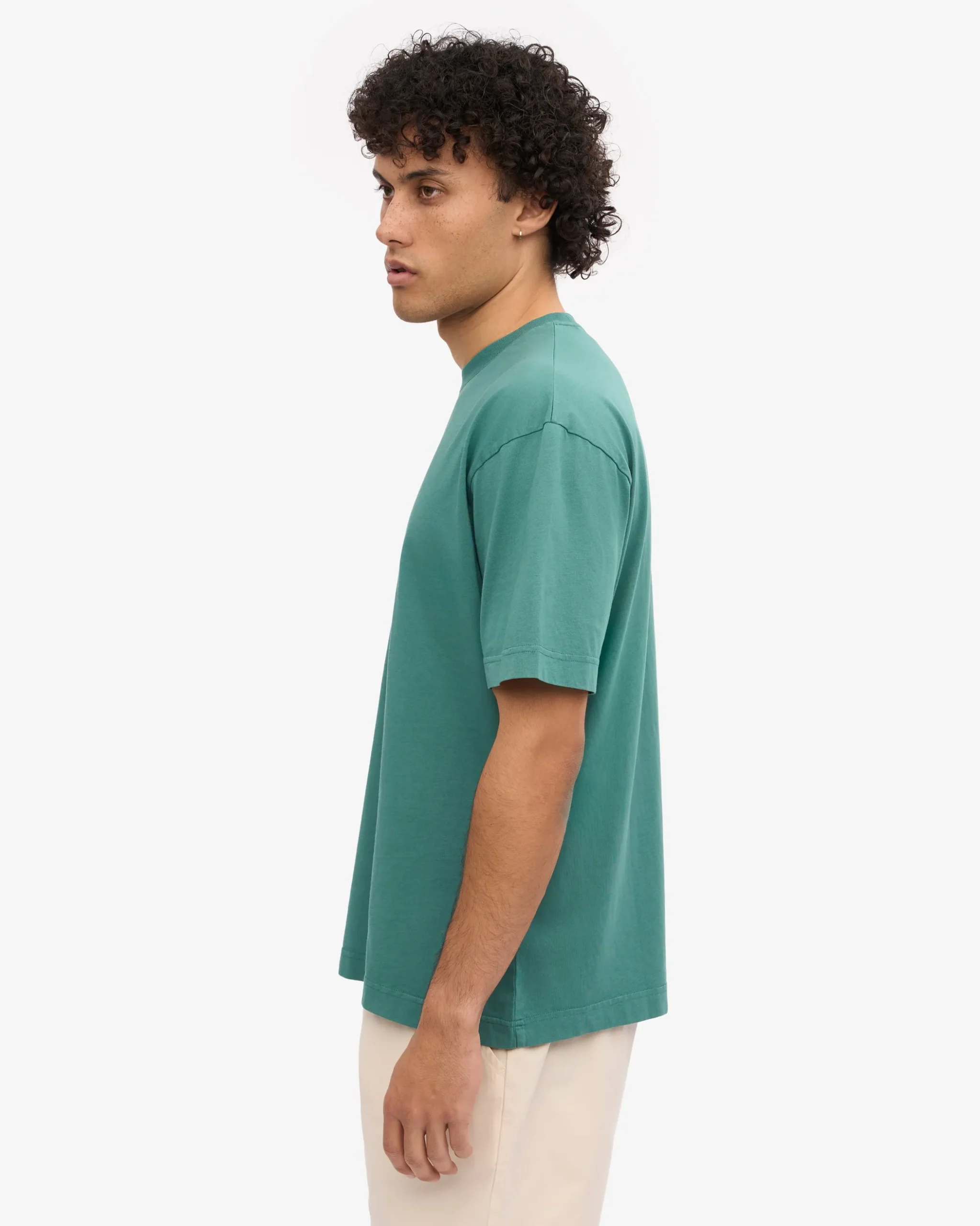 Oversized Organic T-Shirt - Pine Green