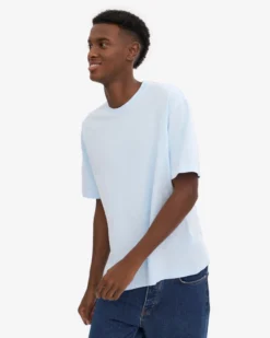 Oversized Organic T-Shirt - Polar Blue (3-Pack)