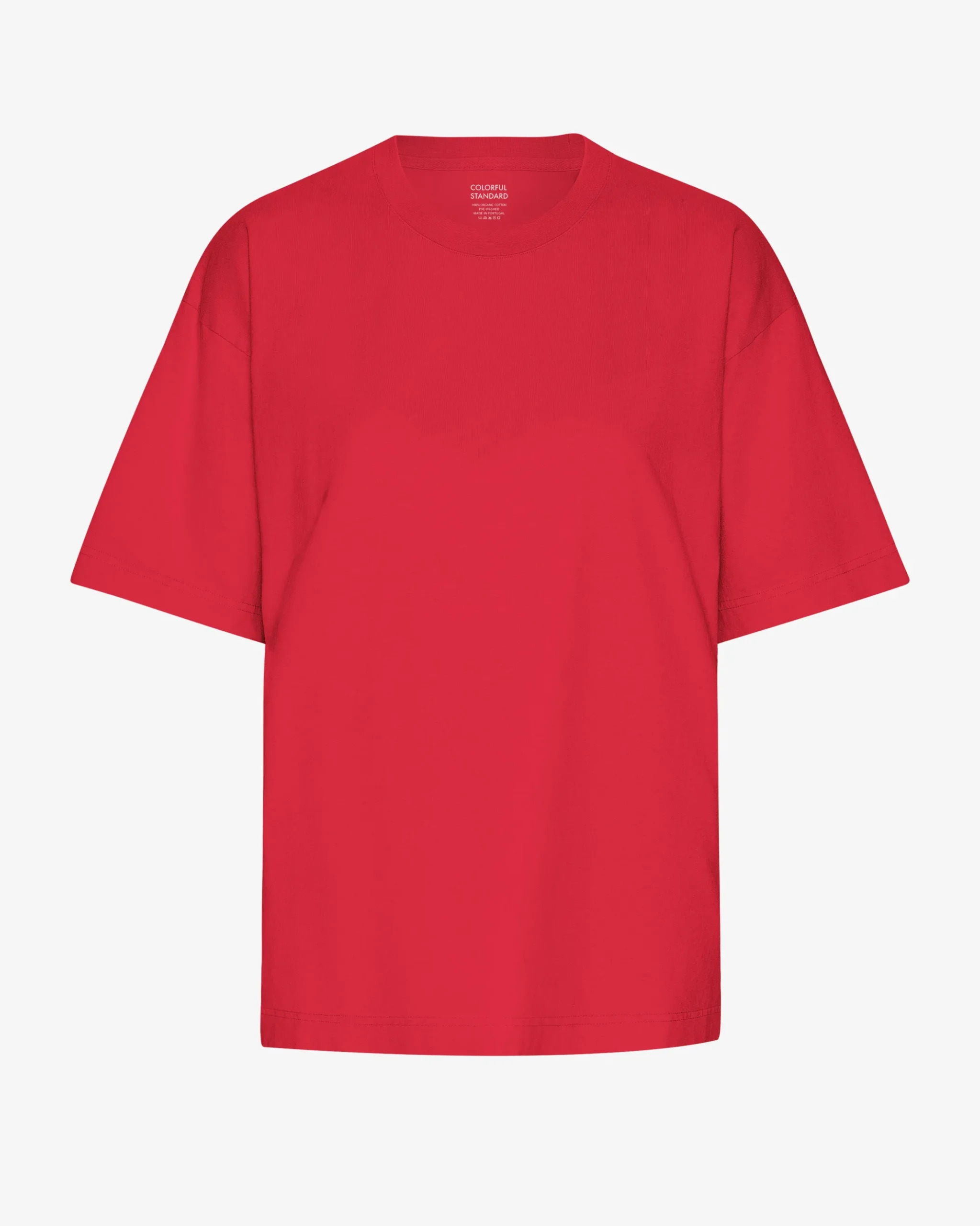 Oversized Organic T-Shirt - Scarlet Red