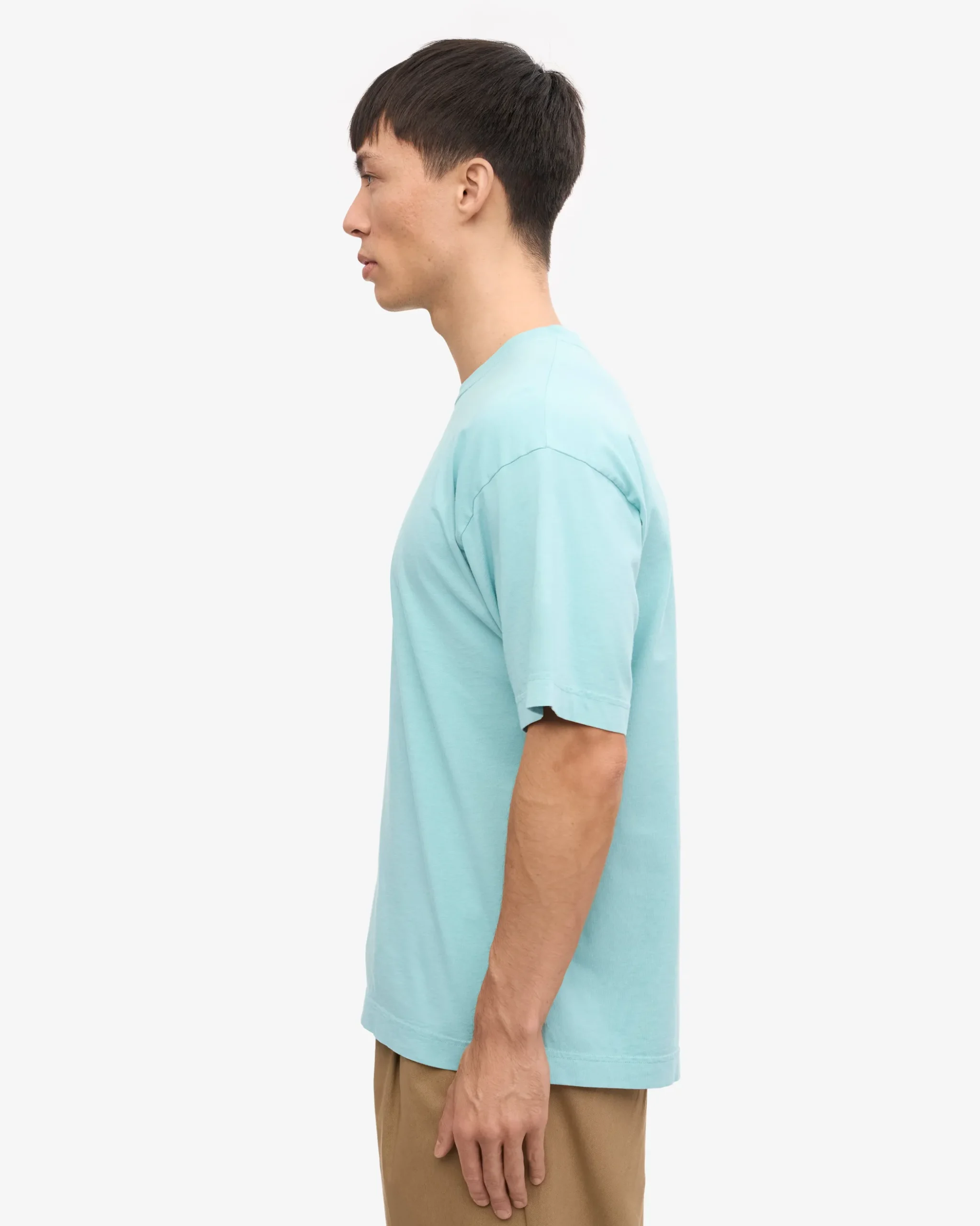 Oversized Organic T-Shirt - Teal Blue