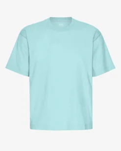 Oversized Organic T-Shirt - Teal Blue