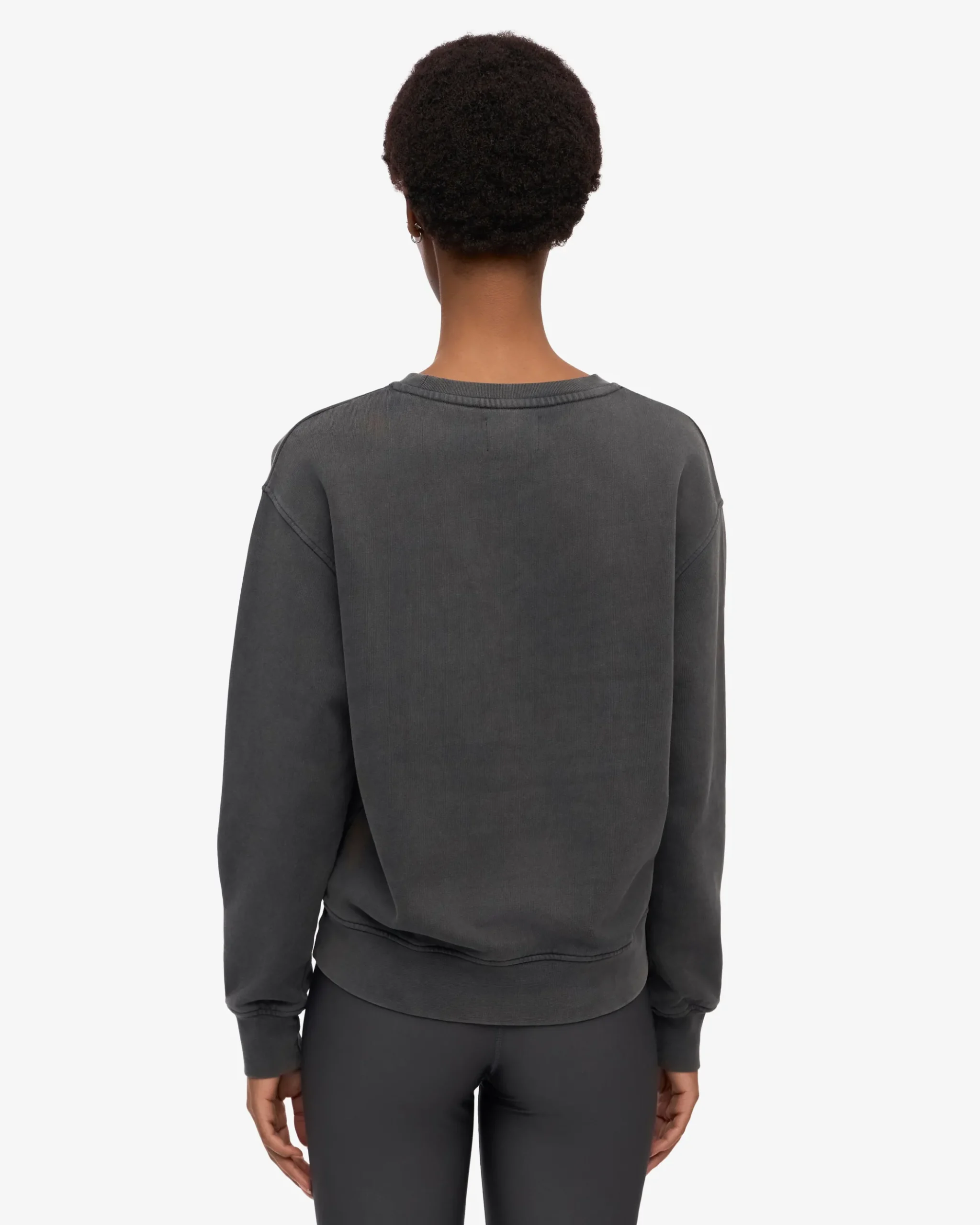 Women Classic Organic Crew - Faded Black