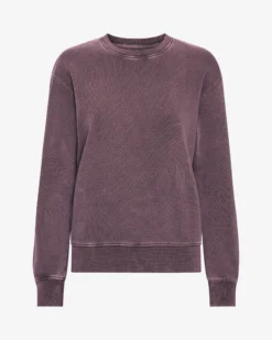 Women Classic Organic Crew - Faded Grape