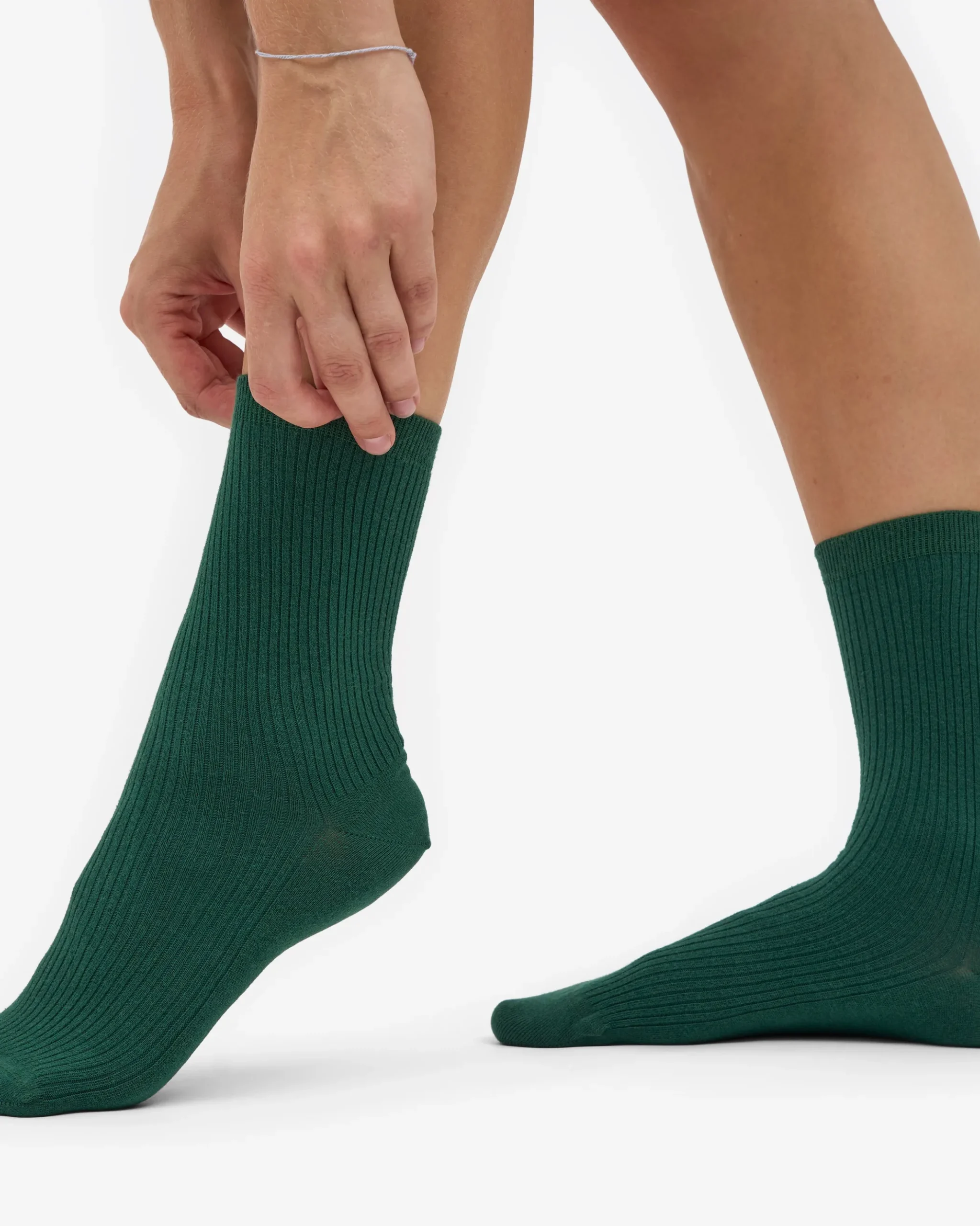 Women Classic Organic Sock - Emerald Green (3-Pack)