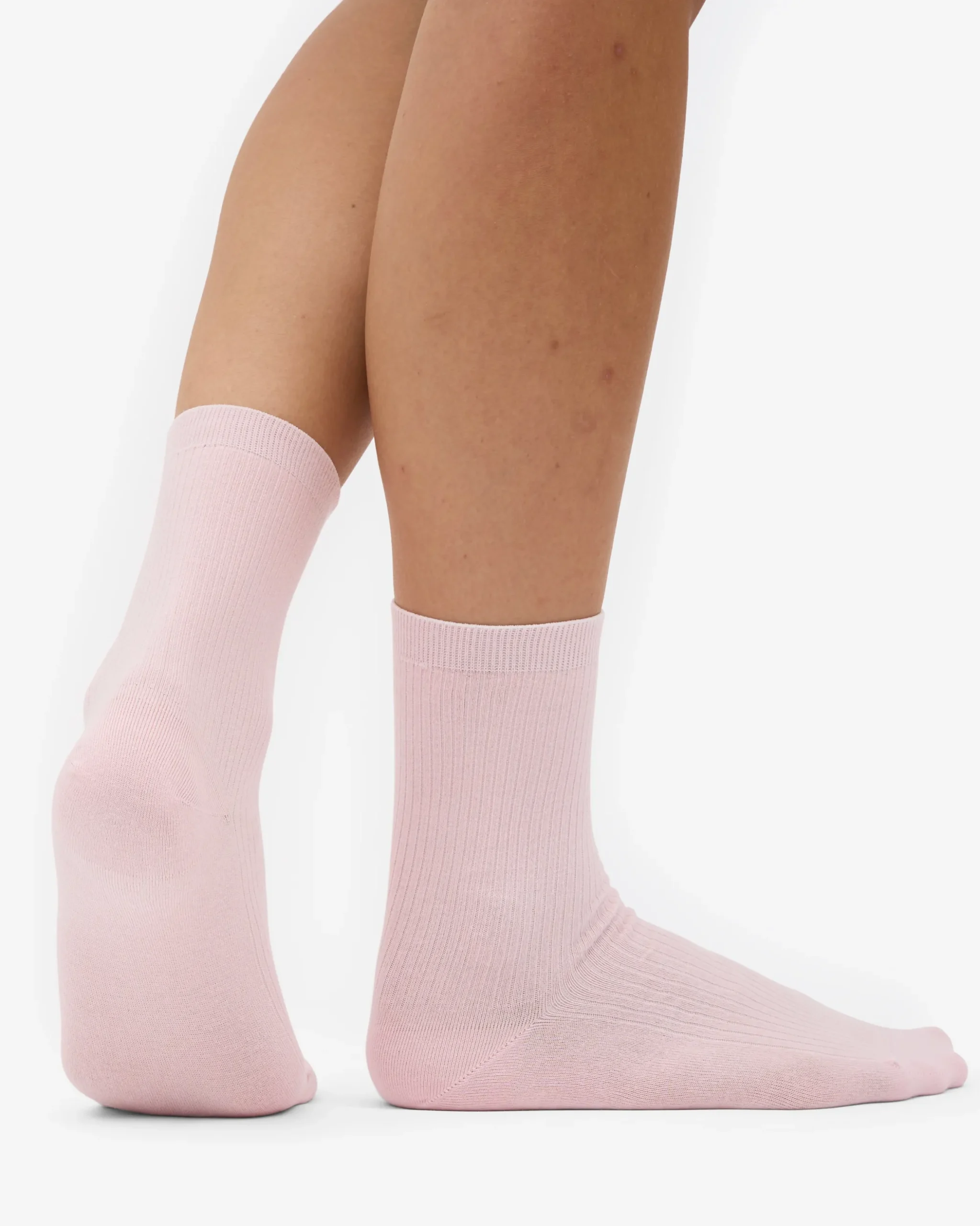 Women Classic Organic Sock - Faded Pink
