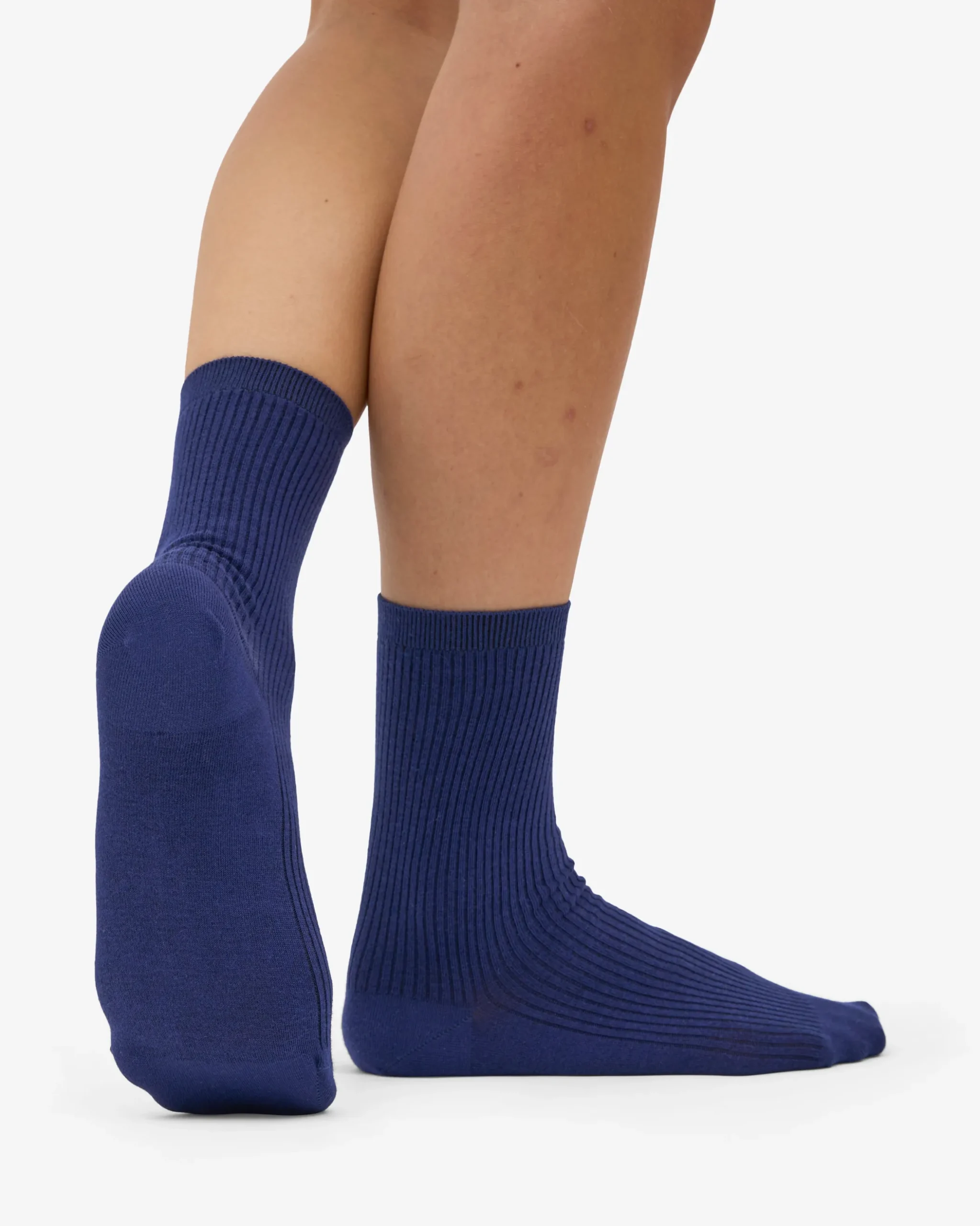 Women Classic Organic Sock - Marine Blue