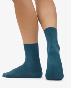 Women Classic Organic Sock - Ocean Green (3-Pack)