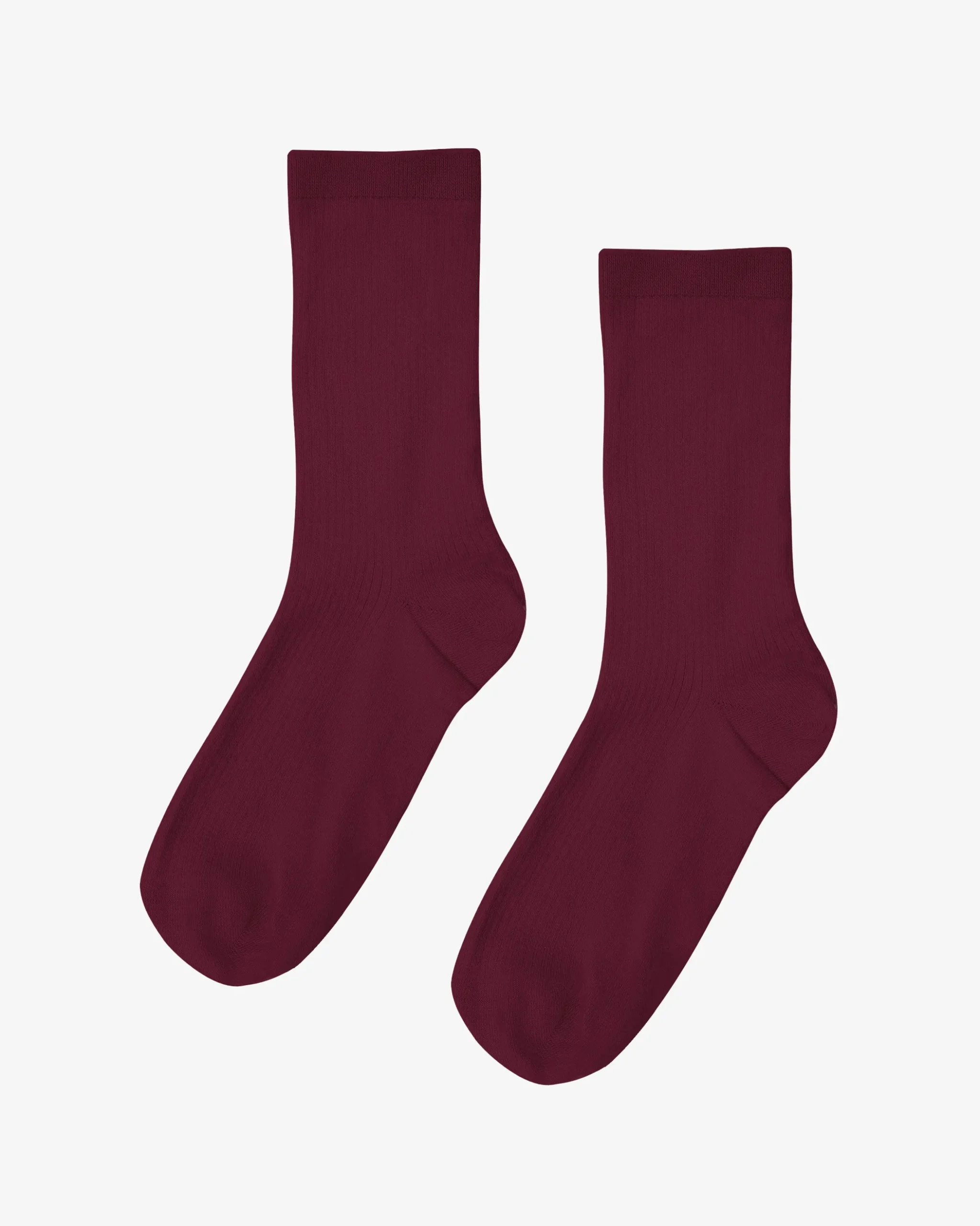 Women Classic Organic Sock - Oxblood Red