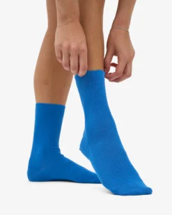 Women Classic Organic Sock - Pacific Blue (3-Pack)