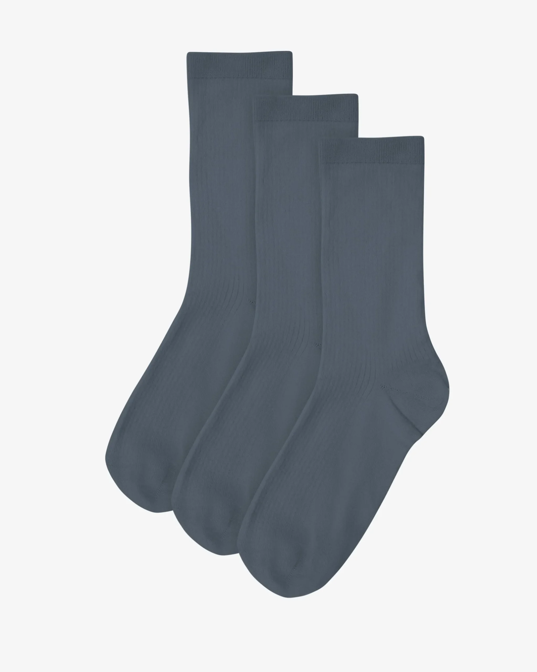 Women Classic Organic Sock - Petrol Blue (3-Pack)