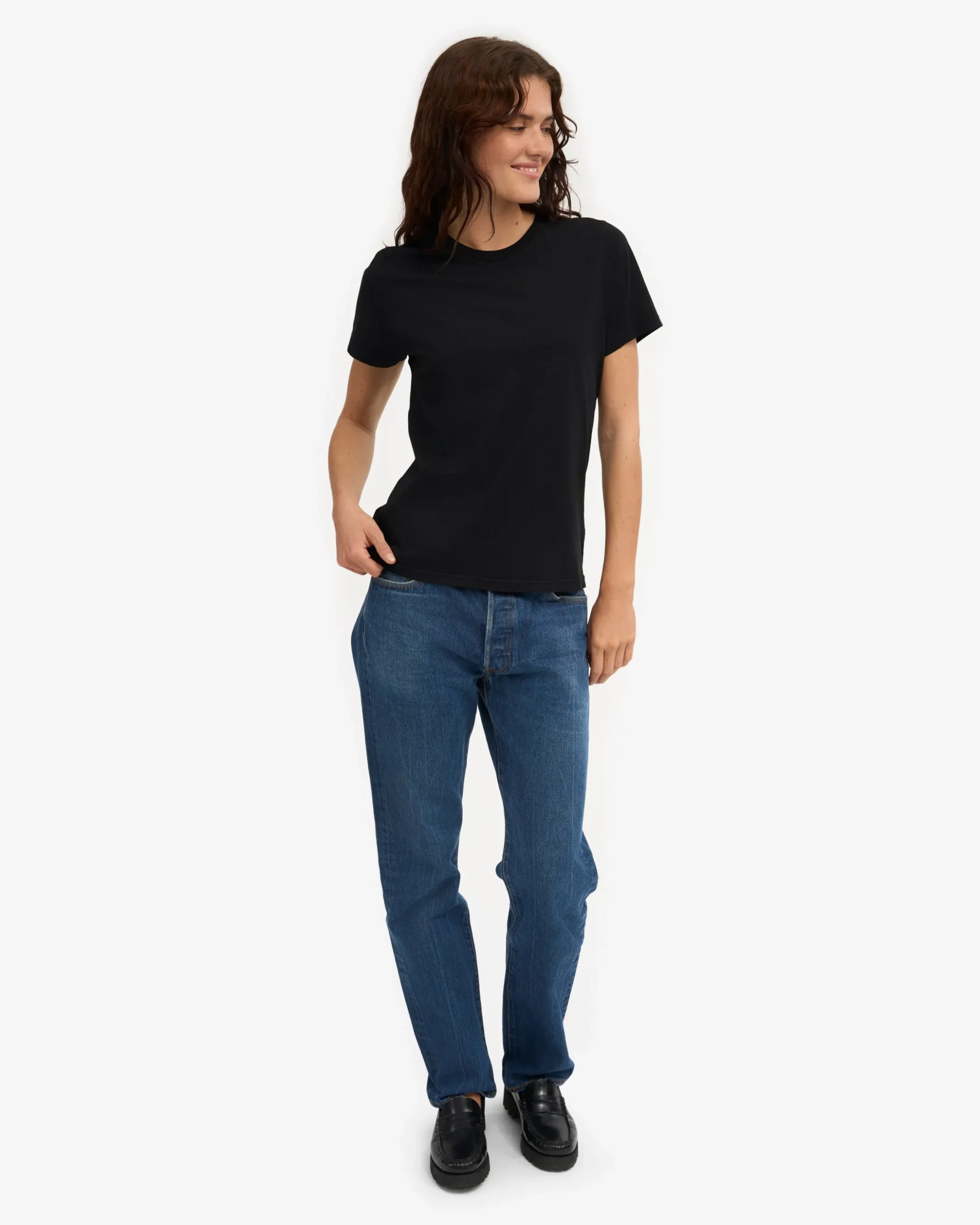 Women Light Organic Tee - Deep Black (3-Pack)