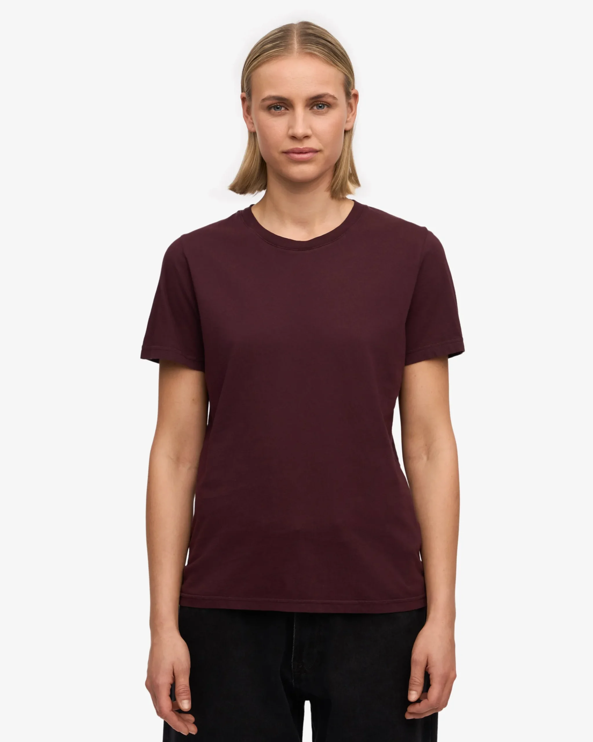 Women Light Organic Tee - Oxblood Red (3-Pack)