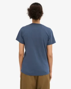 Women Light Organic Tee - Petrol Blue