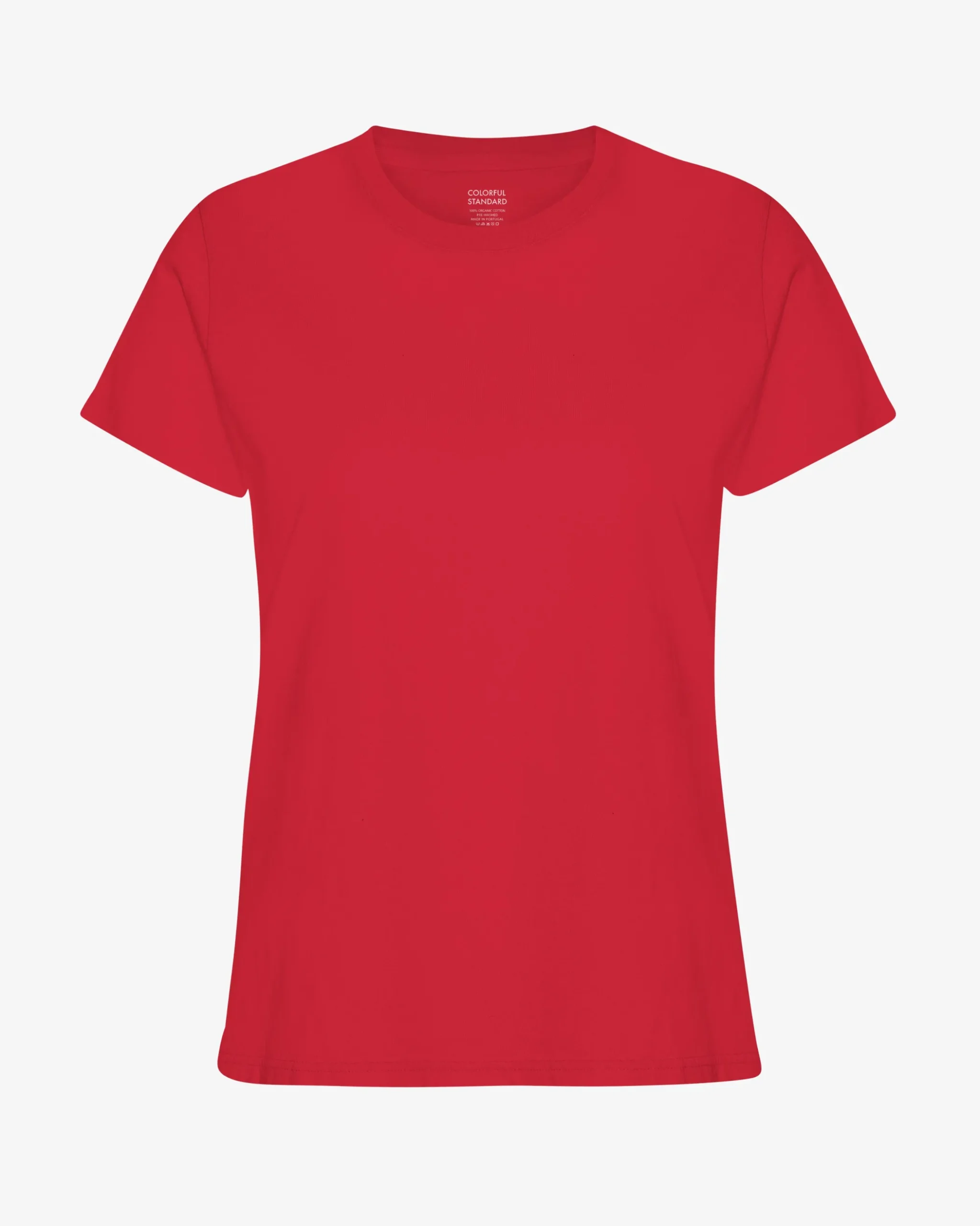 Women Light Organic Tee - Scarlet Red