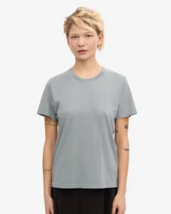Women Light Organic Tee - Steel Blue
