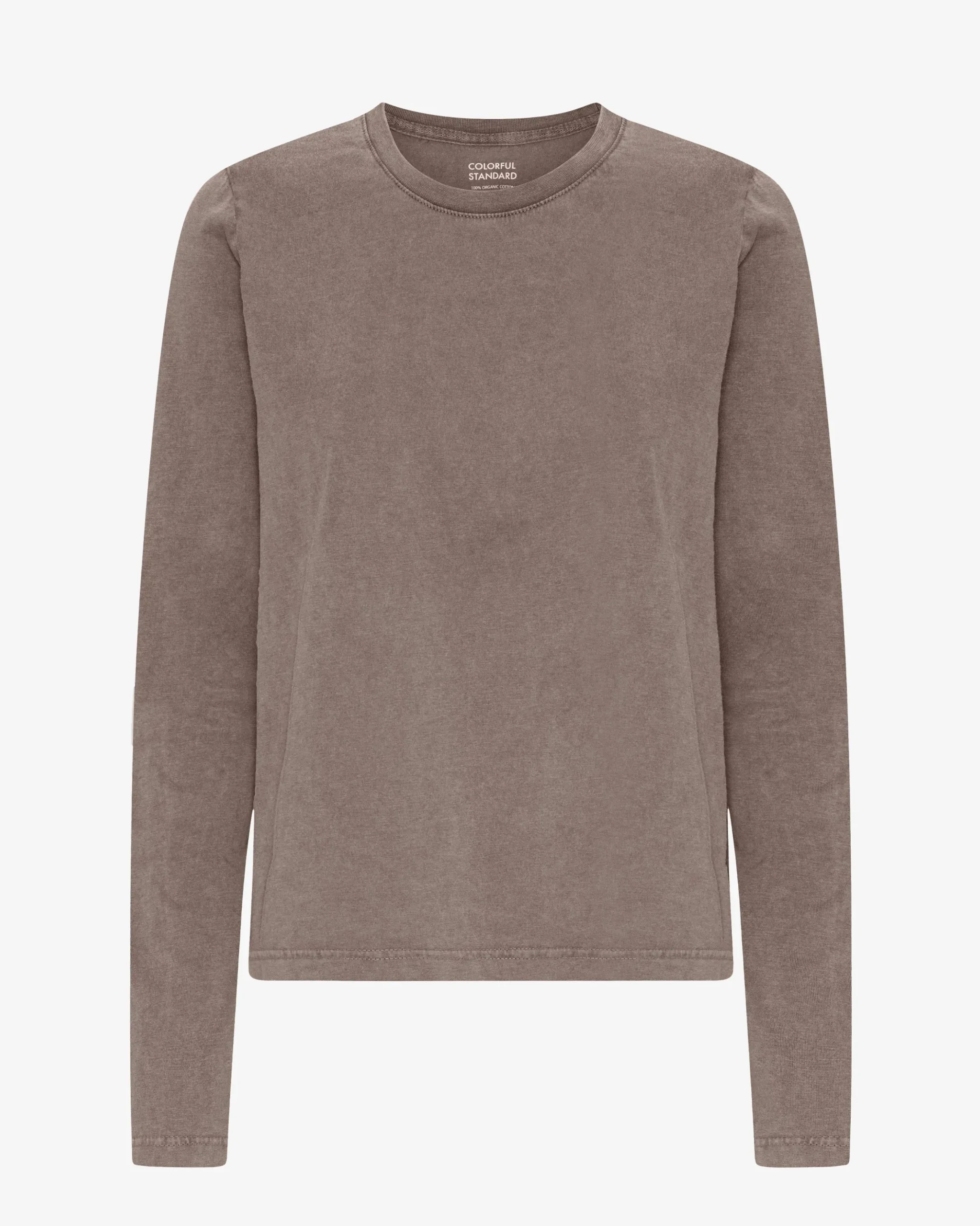 Women Organic LS T-Shirt - Faded Khaki
