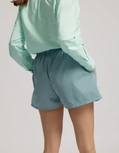 Women Organic Twill Shorts - Dusty Olive